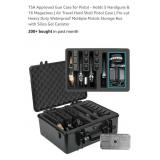 NEW TSA Approved Gun Case for Pistols w/ Silica