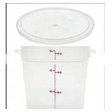 NEW 6qt Round Kitchen Storage Container w/ Lid
