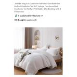 3 Pc King Size Comforter Set- Includes Comforter