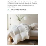 Full Size Down Comforter/Duvet Insert w/ 8 Corner