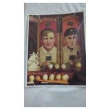 Vintage Ty Cobb & Christy Mathewson Collage