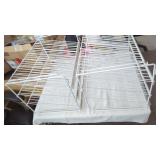 2 Metal Racks.  19" Wide  12" Tall. 12" Deep