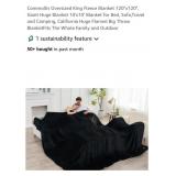 Oversized King Fleece Blanket 120"x120",