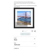 NEW 16"x16 inch Wood Picture Framewith Mats 12x12