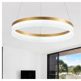Dimmable LED Chandelier, Modern Gold for Dining