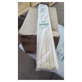 60 Bamboo Marshmallow Roasting Sticks with 30