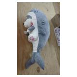 New Soft Shark Corgi Dog Plush Toy, Hugging Doll