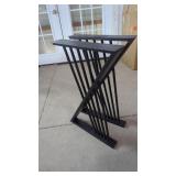2 New Z-Shape Table Legs, Industrial Table Legs,