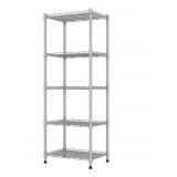 5 Tier Wire Shelving Metal Storage Rack