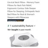 Cervical  Memory Foam Neck Pillow