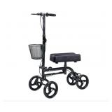 New  Black Steerable Knee Walker Roller Scooter