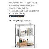 (New) 450#   3 Tier Wire Utility Shelving  Rack.
