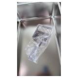 Brand New Stainless Steel Litter Pan With Scoop.