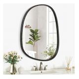 New Odd Shape Mirror Asymmetrical Irregular Black