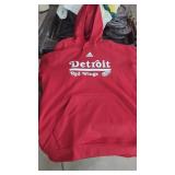 Size L Detroit Red Wings Hoodie & Stanley  Cup