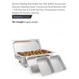 9QT Electric Chafing Dish Buffet Set w/ 1