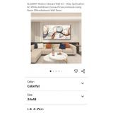 NEW 24" x 48" Modern Abstract Wall Art w/ Natural