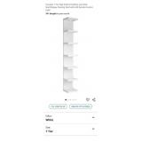 7 Tier Display Floating Shelf w/ LED Remote