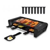 New TAMARIT Raclette Table Grill for Up to 8