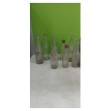 (10) Old Bottles &  B&W enamel Pan