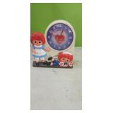 Vintage  1974 Raggedy Ann & Andy Talkin Alarm