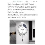 Battery Operated Wall Clock..Tested and works