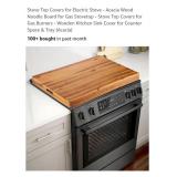 NEW 30" x 22" x 2.4" Acacia Wood Stove Top