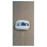 Vintage 1978 Fighting Illini Belt Buckle