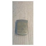 Vintage Cutty Sark Whisky Belt Buckle