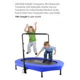 New- ANCHEER Foldable Trampoline, Mini Rebounder