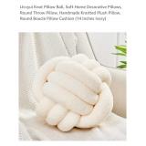 NEW Knot Pillow Ball, 14", Ivory