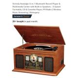 NEW Victrola Nostalgic 6-in-1 Bluetooth Record