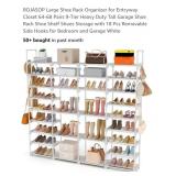 NEW 9-Tier Large Shoe Rack Organizer holds 64-68