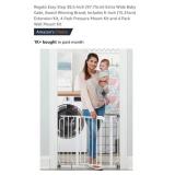 Regalo 29"-38.5" Safety Gate, White Metal*has
