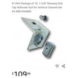 Approx 20 -1-5/8"2 Hole Corner Bracket /  Raceway