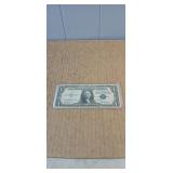 1935F Blue Seal Silver Certificate in protective