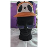 New Male Mannequin Head Black Professional