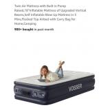 18" Twin Air Mattress w/ Built in Pump*used,