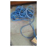Long Blue Air Hose.  Up to 300 PSI.  Has been