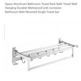 NEW 24" Bathroom Towel Rack & Bar, Aluminum