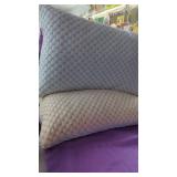 2 Queen Size Bamboo Cooling Pillows. Shredded