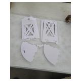 2 Tier Corner Shelf Stand, PVC Material,