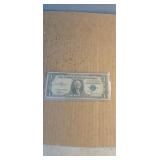 1935C  Blue Seal Silver Certificate in protective