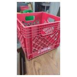 Red Milk Crate. No Damage
