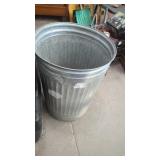 Galvanized Trash Can.  ( No Lid)