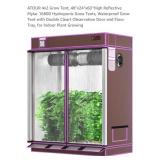 48" x 24" x 60" Grow Tent w/ Double Clear