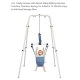 NEW 2 in 1 Baby Jumper w/ Stand, White &