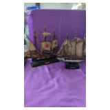 2 Ship  Models   Santa Maria & Rouse Simmons