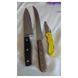 3 Knives. Chicago Cutlery,Frost