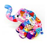 New 18"  Pop Art Soft Plush Mammoth  Elephant